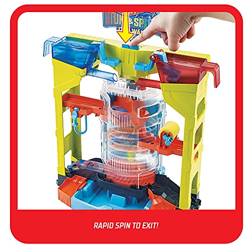 Hot Wheels Mattel Stunt & Splash Car Wash Playset