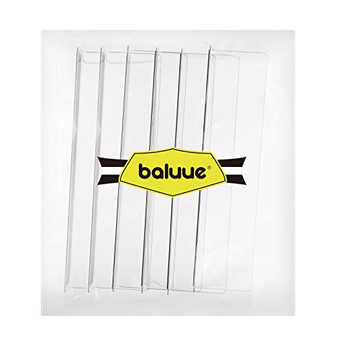 Baluue 6Pcs Plastic Shelf Dividers Magnetic Closet Shelf Organizer Divider Separator Clapboard for Storage Bedroom Bathroom Kitchen Office Supermarket 6CM