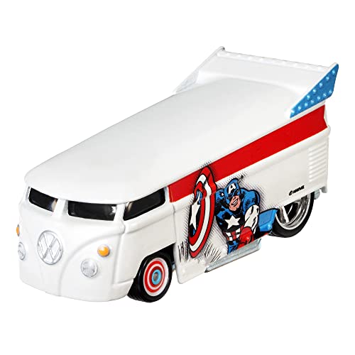 Hot Wheels Pop Culture VW Drag Bus 1:64 Scale Vehicle for Kids Aged 3 Years Old & Up & Collectors of Classic Toy Cars, Featuring New Castings & Themes