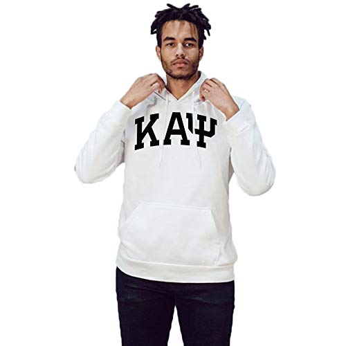 Kappa Alpha Psi Nickname Arch Hooded Sweatshirt Small White