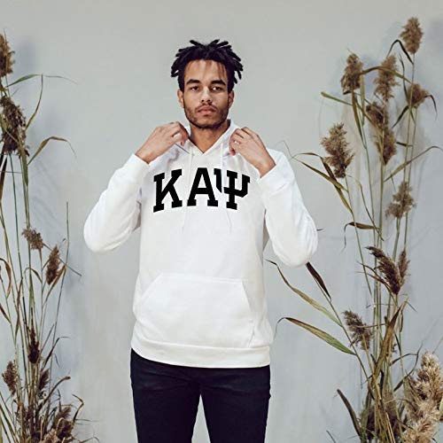 Kappa Alpha Psi Nickname Arch Hooded Sweatshirt Small White