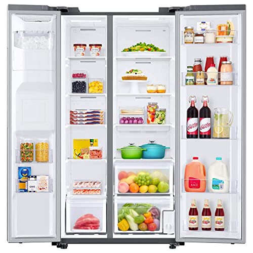 SAMSUNG RS22T5201SR 22 Cu.Ft. Stainless Side-by-Side Refrigerator