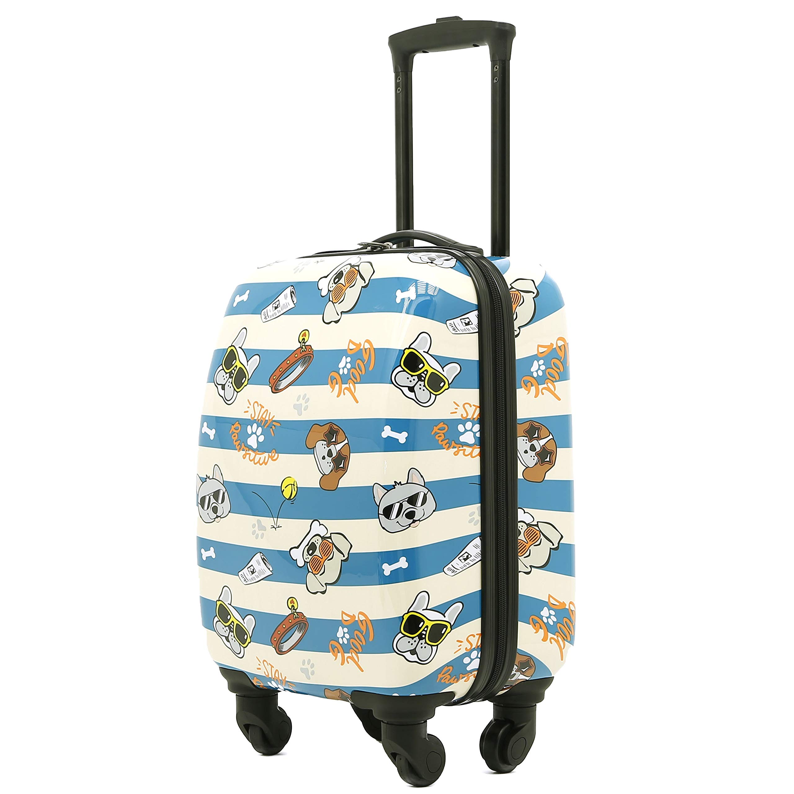 Travelers Club 5 Piece Kids' Luggage Set, Cool Dog