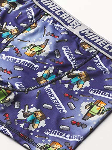 Minecraft Boys' Briefs and Boxer Briefs available in Multiple Pack Sizes in sizes 4, 6, 8, 10 and 12