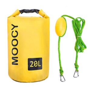 moocy pwc anchor, sand rock dry bag anchor for jet ski, kayak, small boats, power watercrafts (10l)