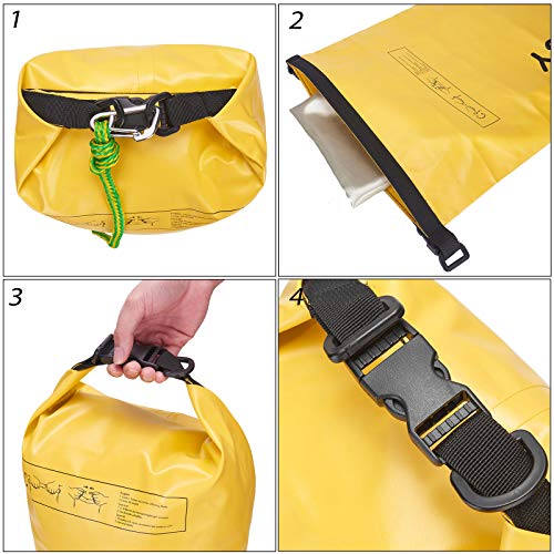 MOOCY PWC Anchor, Sand Rock Dry Bag Anchor for Jet Ski, Kayak, Small Boats, Power Watercrafts (10L)