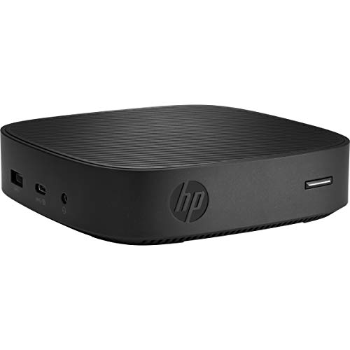 HP T430 Thin Client Desktop Intel Celeron N4020 2GB RAM 16GB eMMC SSD Intel UHD Graphics 600, HP ThinPro 64, Black