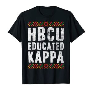 HBCU Educated KAPPA Shirt Historical Black College Alumni T-Shirt