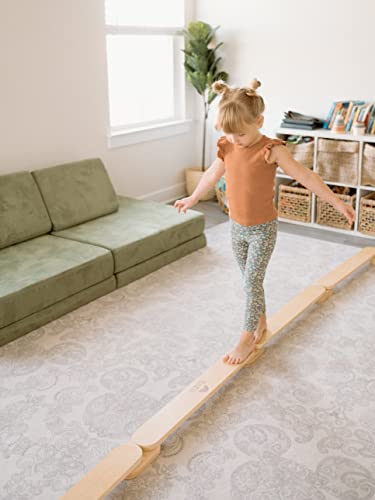 Piccalio® Acrobat | Wooden Montessori Gymnastics Balance Beam | Balance Board | Balancing Toy | Ages 18mo to 8yr