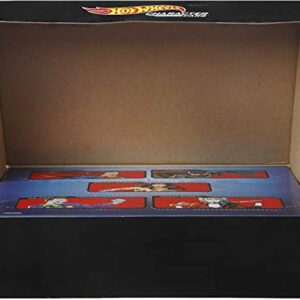 Hot Wheels Dc Toy Character Car 5-Pack in 1:64 Scale: Superman, Batman, Wonder Woman, the Joker Gt & Harley Quinn