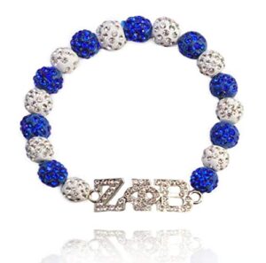 tongxin zpb sorority paraphernalia gift zpb greek sorority jewelry gift for finer women (bracelet1)