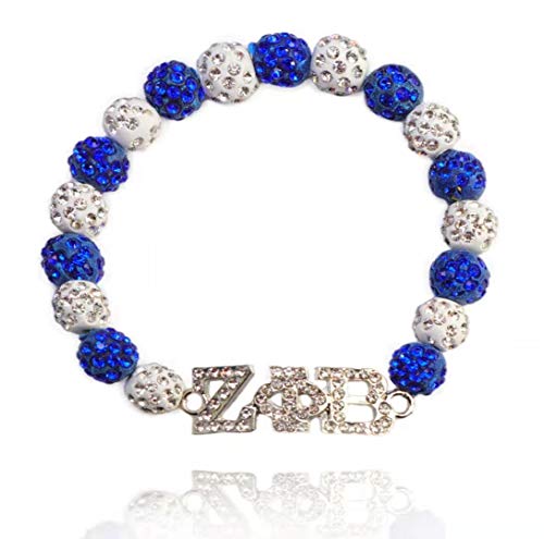 TONGXIN ZPB Sorority Paraphernalia Gift ZPB Greek Sorority Jewelry Gift for Finer Women (Bracelet1)