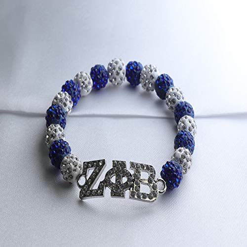 TONGXIN ZPB Sorority Paraphernalia Gift ZPB Greek Sorority Jewelry Gift for Finer Women (Bracelet1)