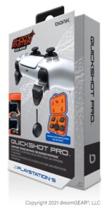 bionik quickshot pro for playstation 5 controllers: trigger lock system for faster reaction time - includes two sets