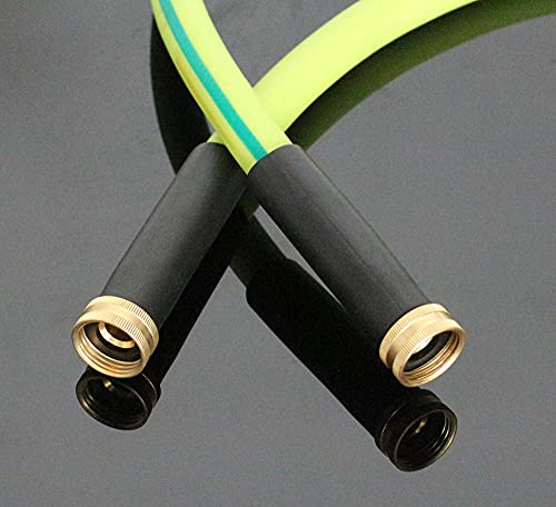 Atlantic Female to Female Heavy Duty Garden Hose 5/8 Inch x 1 Foot Green, Short Connection Leader Hose (1FT Female-Female)