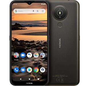 Nokia 1.4 | Android 10 (Go Edition) | Unlocked Smartphone | 2-Day Battery | Dual SIM | US Version| 2/32GB | 6.51-Inch Screen | Charcoal