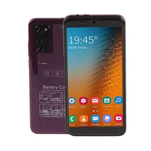 ebtools note30 plus 5.72in smartphone, face unlock dual cards dual standby 512mb+4gb cell phone(purple)