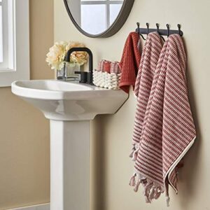 SKL Home by Saturday Knight Ltd. Longborough Hand Towel (2-Pack),Spice