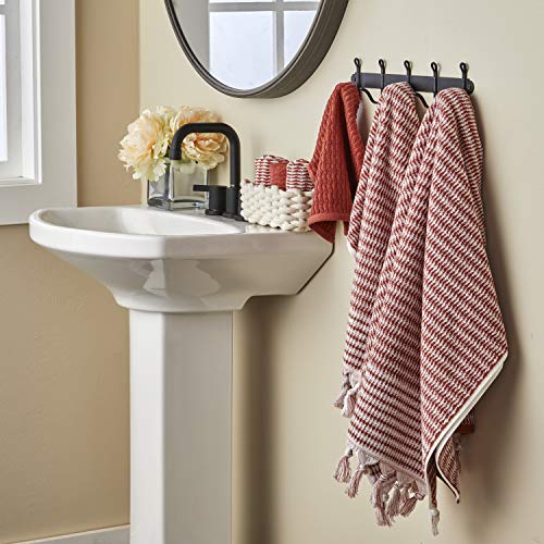 SKL Home by Saturday Knight Ltd. Longborough Hand Towel (2-Pack),Spice