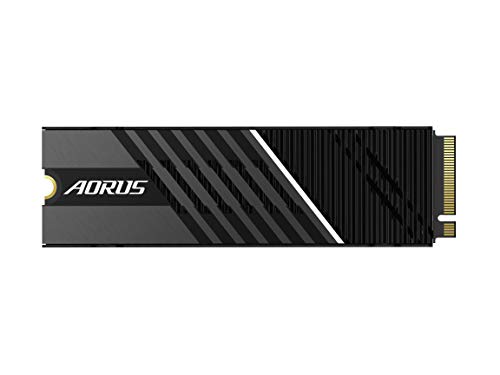 GIGABYTE AORUS Gen4 7000s SSD 2TB PCIe 4.0 NVMe M.2, Nanocarbon Coated Aluminum Heatsink, 3D TLC NAND, SSD- GP-AG70S2TB