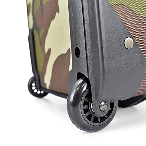 U.S. Traveler Rio Rugged Fabric Expandable, Camouflage, 2 Wheel