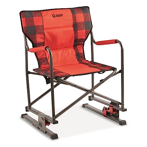 Guide Gear Oversized Bounce Director's Camp Chair, 300-lb. Capacity, Red Plaid