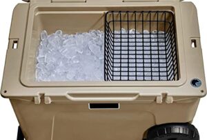 cooler basket for yeti tundra haul, yeti roadie 48, and yeti roadie 60 - wire cooler rack for yeti wheeled coolers - compatible with yeti cooler accessories, cooler dividers, and yeti accessories