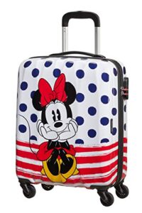 american tourister disney legends, minnie mouse polka dot, 55 cm, children's luggage
