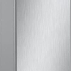 Frestec Small Refrigerator with Freezer, 3.1 cu ft Mini Fridge Retro Compact Refrigerator for Bedroom, Dorm, Office, Energy Star Ultra-Quiet Adjustable Temperature,(Sliver)