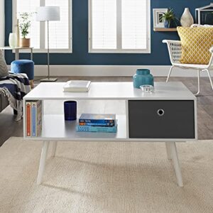 Home Basics SS34076 Coffee Table, White