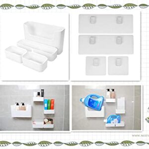 Improved Floating Shelves Sticker, Adhesive Wall Sticker, Plastic Sticker, 4pcs Set