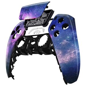 eXtremeRate Nebula Galaxy Touchpad Front Housing Shell Compatible with ps5 Controller BDM-010 BDM-020 BDM-030, DIY Replacement Shell Custom Touch Pad Cover Compatible with ps5 Controller