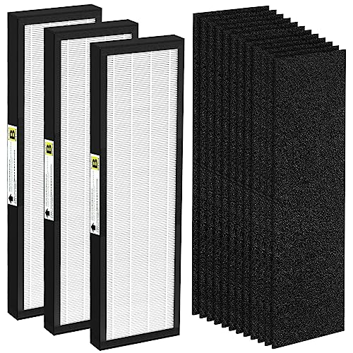 FLT4825 True HEPA Air Purifier Replacement Filter B for GermGuardian AC4300BPTCA, AC4900CA, AC4825, AC4825DLX, AC4850PT, CDAP4500BCA, CDAP4500WCA and More, 3-Pack