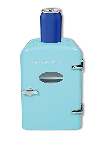 Frigidaire EFMIS171-BLUE Portable Fridge, standard, Blue,4L