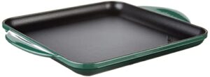 le creuset enamaled cast iron square griddle, 9.5", artichaut