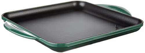 Le Creuset Enamaled Cast Iron Square Griddle, 9.5", Artichaut