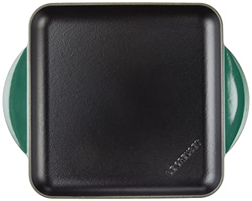 Le Creuset Enamaled Cast Iron Square Griddle, 9.5", Artichaut