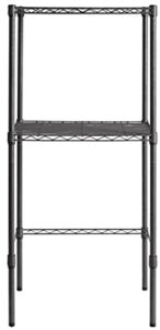 dormco suprima adjustable shelving - the mini shelf supreme - gunmetal gray