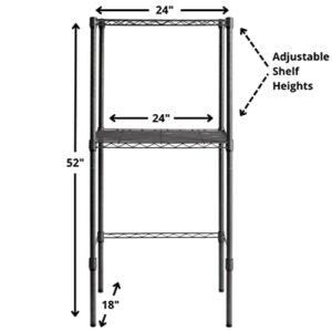 DormCo Suprima Adjustable Shelving - The Mini Shelf Supreme - Gunmetal Gray