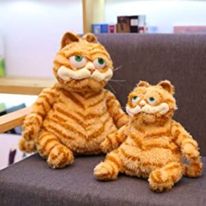 ZHAOFAFA Fat Orange Plush Cat Stuffed Animals Toy,Lifelike Yellow Tabby Cat Kitty Toy for Boys and Girls Children Xmas Birthday Gift,11.8/17.7 Inches (11.8 in（30 cm）)