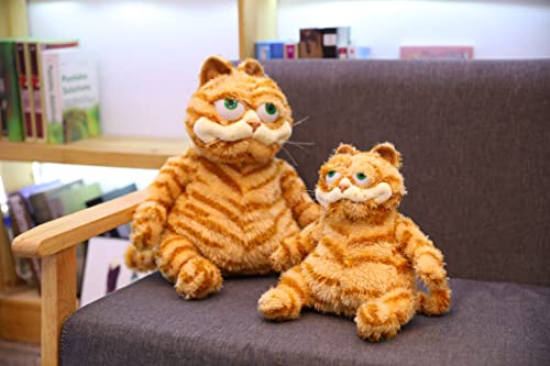 ZHAOFAFA Fat Orange Plush Cat Stuffed Animals Toy,Lifelike Yellow Tabby Cat Kitty Toy for Boys and Girls Children Xmas Birthday Gift,11.8/17.7 Inches (11.8 in（30 cm）)