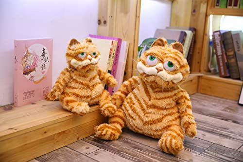 ZHAOFAFA Fat Orange Plush Cat Stuffed Animals Toy,Lifelike Yellow Tabby Cat Kitty Toy for Boys and Girls Children Xmas Birthday Gift,11.8/17.7 Inches (11.8 in（30 cm）)