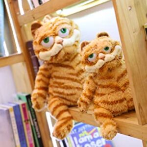 ZHAOFAFA Fat Orange Plush Cat Stuffed Animals Toy,Lifelike Yellow Tabby Cat Kitty Toy for Boys and Girls Children Xmas Birthday Gift,11.8/17.7 Inches (11.8 in（30 cm）)