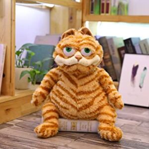 ZHAOFAFA Fat Orange Plush Cat Stuffed Animals Toy,Lifelike Yellow Tabby Cat Kitty Toy for Boys and Girls Children Xmas Birthday Gift,11.8/17.7 Inches (11.8 in（30 cm）)