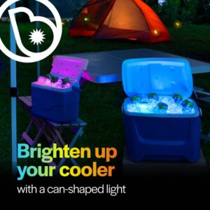 Brightz CoolerBrightz Can Shaped LED Ice Chest Light, Color Morphing - Waterproof Color Changing LED Light for Inside Coolers - Great for Camping, Tailgating, Backyard BBQ, Parties, and More