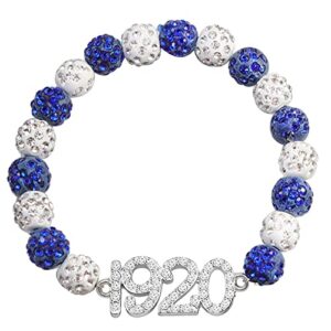 cawsen finer 1920 bracelet zp-b brooch for finer women zetaa phii betaa sorority paraphernalia jewelry sisterhood gift (1920 bracelet)