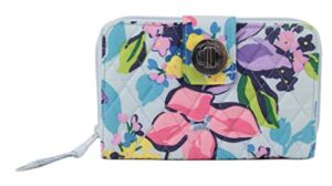vera bradley turnlock wallet rfid protection, marian floral