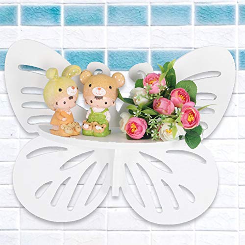 Uxsiya Butterfly Shape Storage Rack Shelf Storage Rack for Study Room Decoration