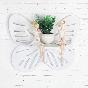 Uxsiya Butterfly Shape Storage Rack Shelf Storage Rack for Study Room Decoration