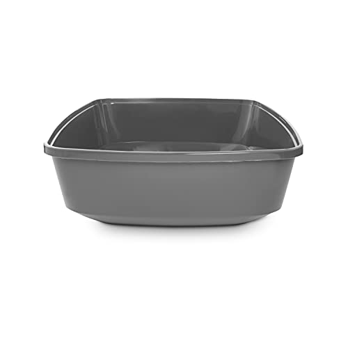 So Phresh Charcoal Open Cat Litter Box, 19.25" L X 13" X 5" H